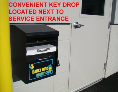 Convenient key drop