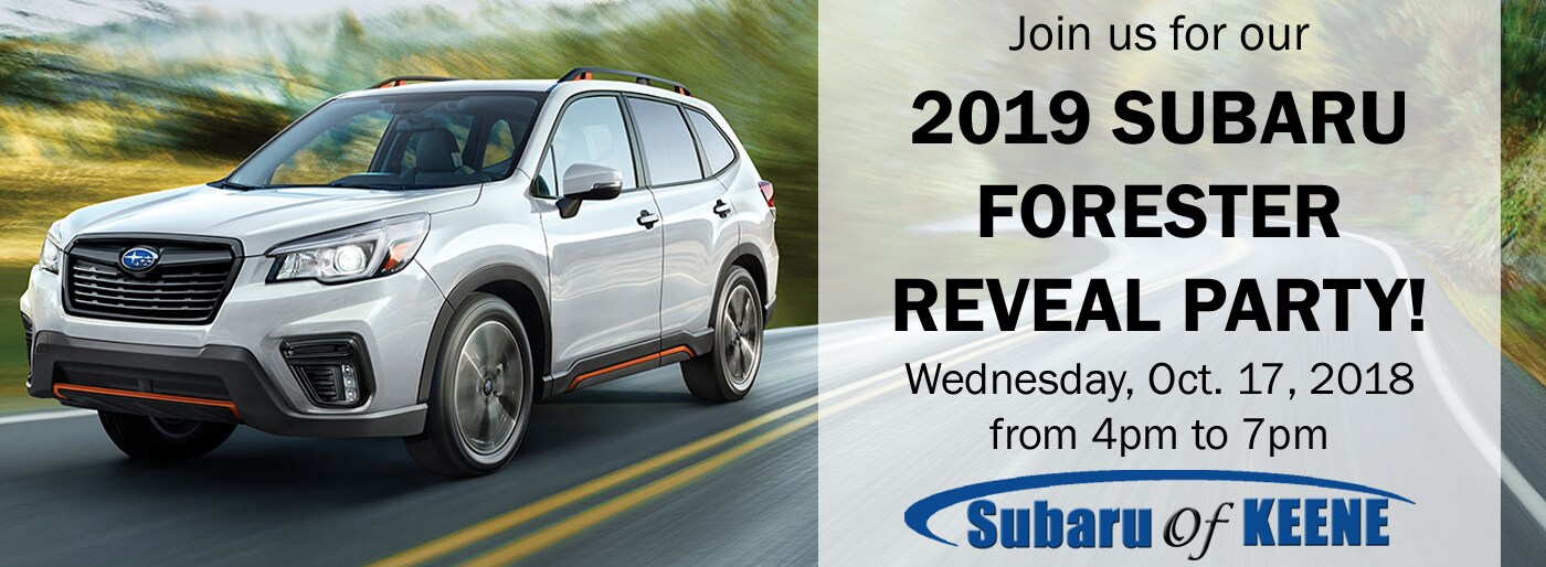 2018 Subaru Forester Reveal Party