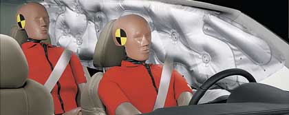 Three point seatbelts, standard on all Subaru models, adjust to the passengers height to prevent serious injury in the event of an accident.