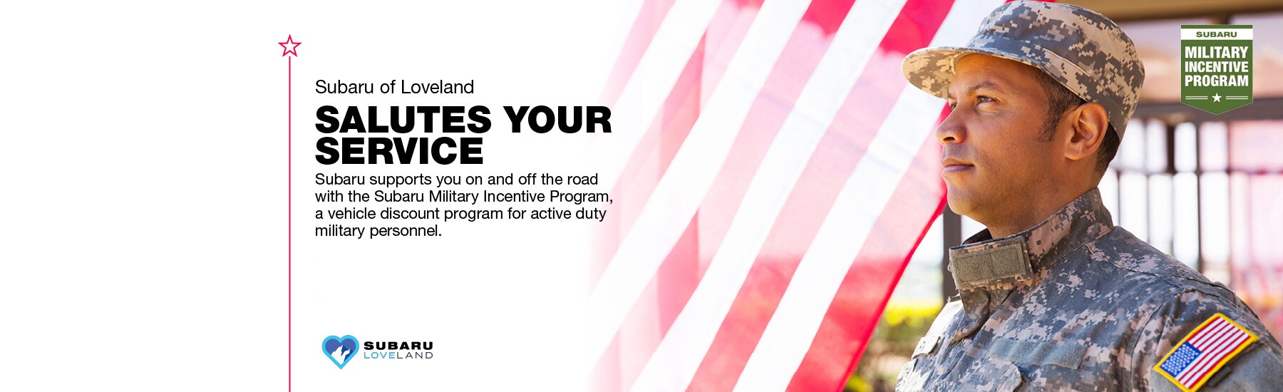 Subaru of Loveland Salutes Your Service