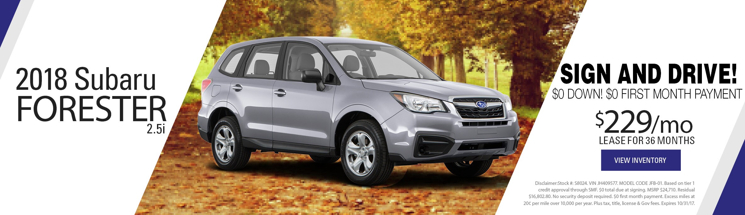 Featured Vehicles Subaru of Ontario, CA - $0 down/$229 lease