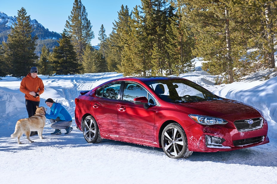 2018 Subaru Impreza in the Snow 2018 Subaru Impreza in the Snow