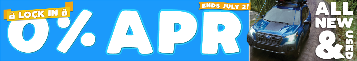 Lock In 0% APR On All Vehicles