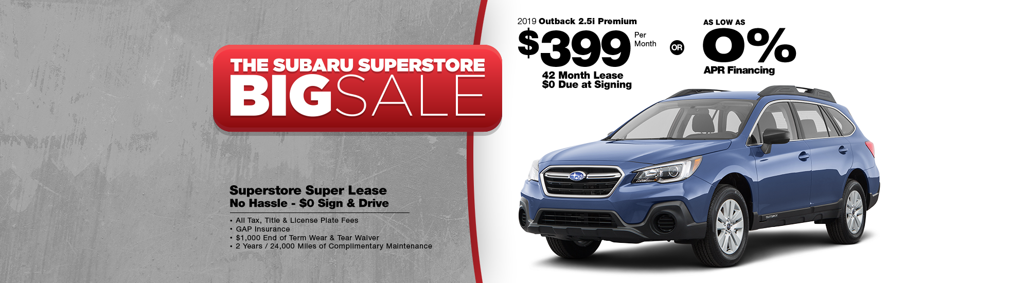 2019 Subaru Outback 2.5i Premium Lease or Low APR Special in Surprise, AZ 2019 Subaru Outback 2.5i Premium Lease or Low APR Special in Surprise, AZ