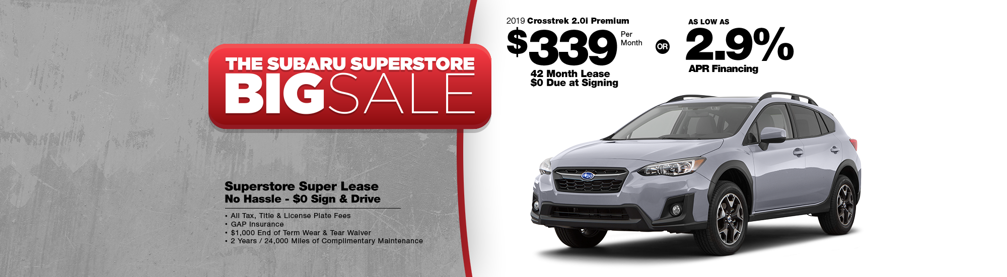 2019 Subaru Crosstrek 2.0i Premium Lease or Finance Special in Surprise, AZ 2019 Subaru Crosstrek 2.0i Premium Lease or Finance Special in Surprise, AZ