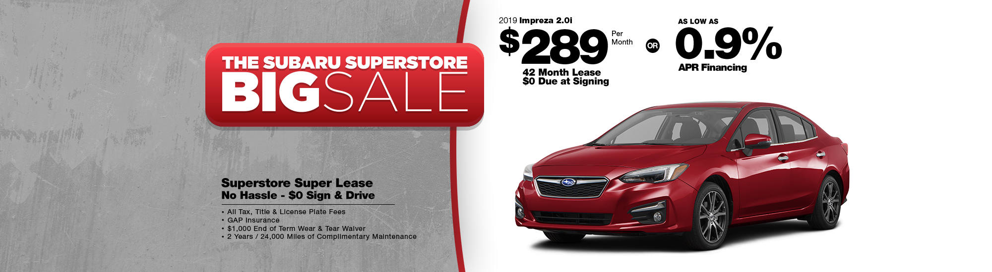 2019 Subaru Impreza 2.0i Lease or Finance Special in Surprise, AZ 2019 Subaru Impreza 2.0i Lease or Finance Special in Surprise, AZ