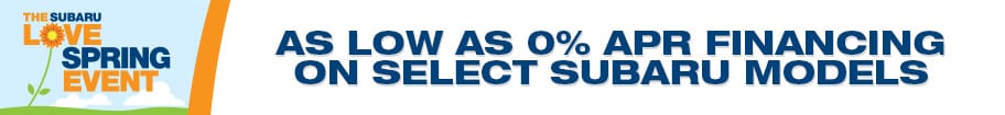 Subaru Superstore Spring APR Savings
