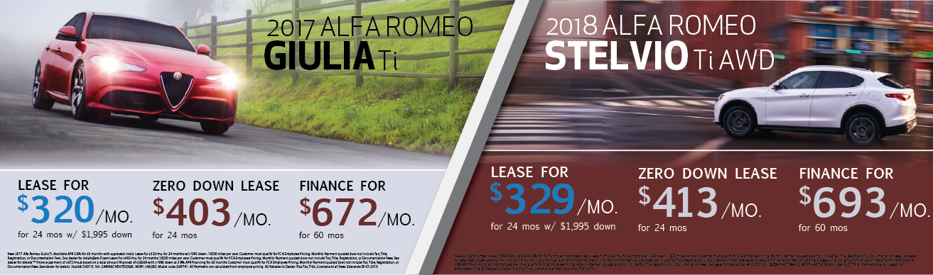 Suburban Alfa Romeo Lease Specials