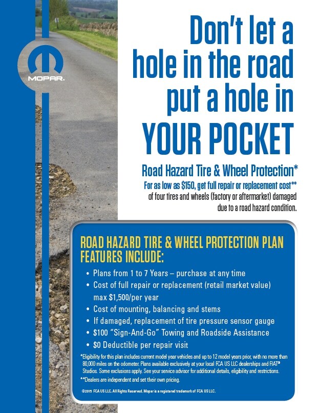 Road Hazard Tire & Wheel
Protection