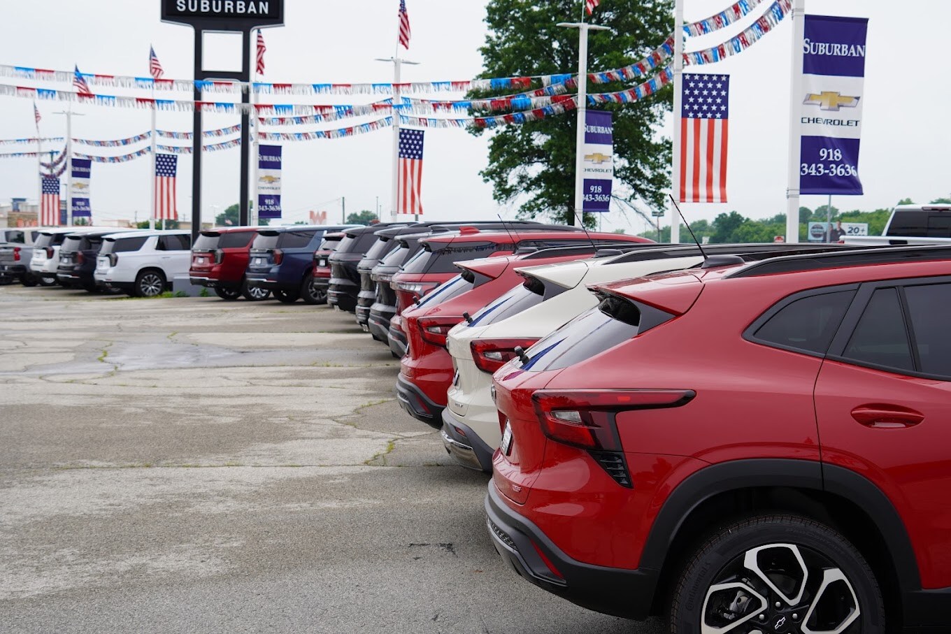 Suburban Chevrolet new truck and SUV inventory in Claremore Oklahoma near Tulsa