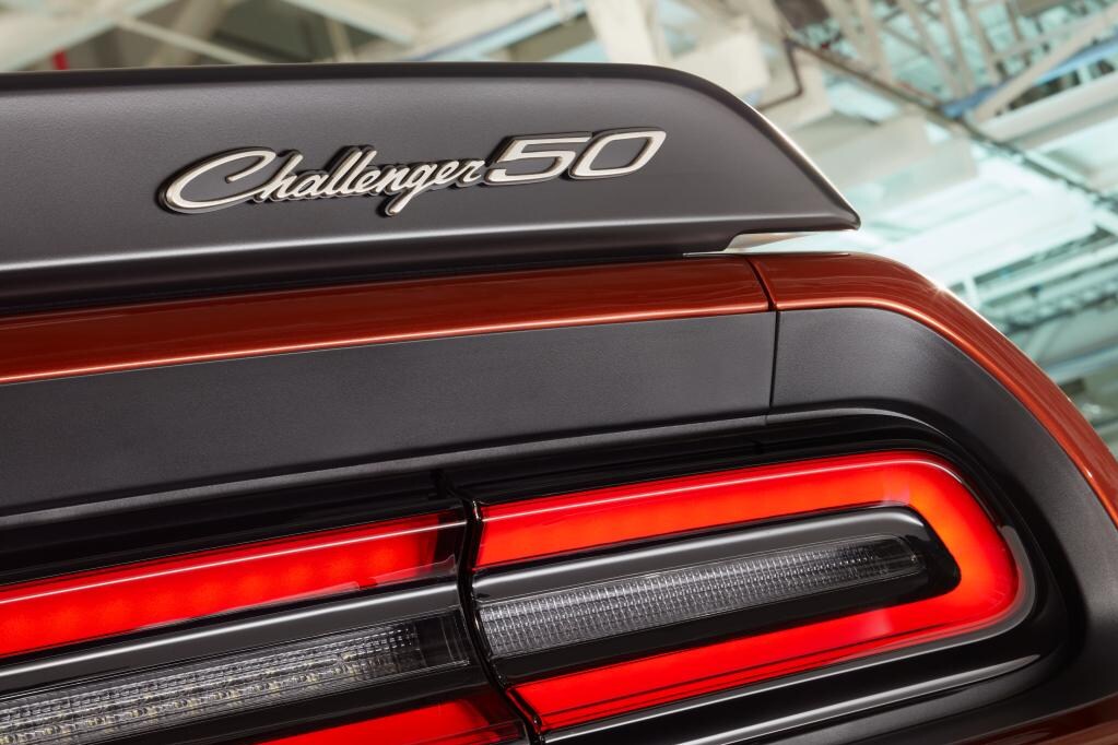 50th Anniversary Dodge Challenger Rear.png