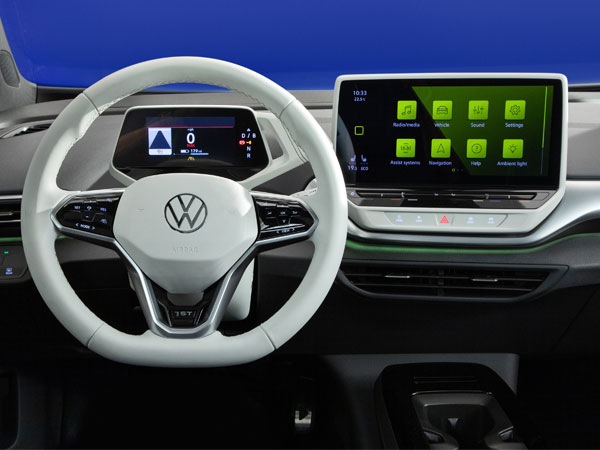 2021 Volkswagen ID.4 electric SUV Interior