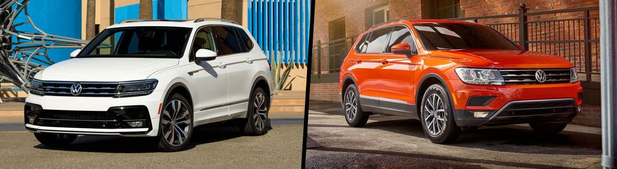 2019 Volkswagen Tiguan vs 2018 Volkswagen Tiguan