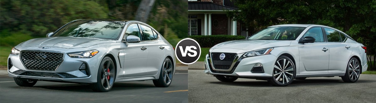 2020 Genesis G70 vs 2020 Nissan Altima