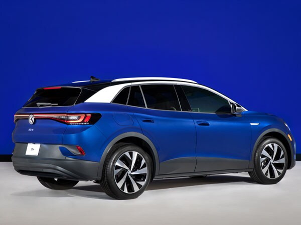 2021 Volkswagen ID.4 electric SUV Rear Angle