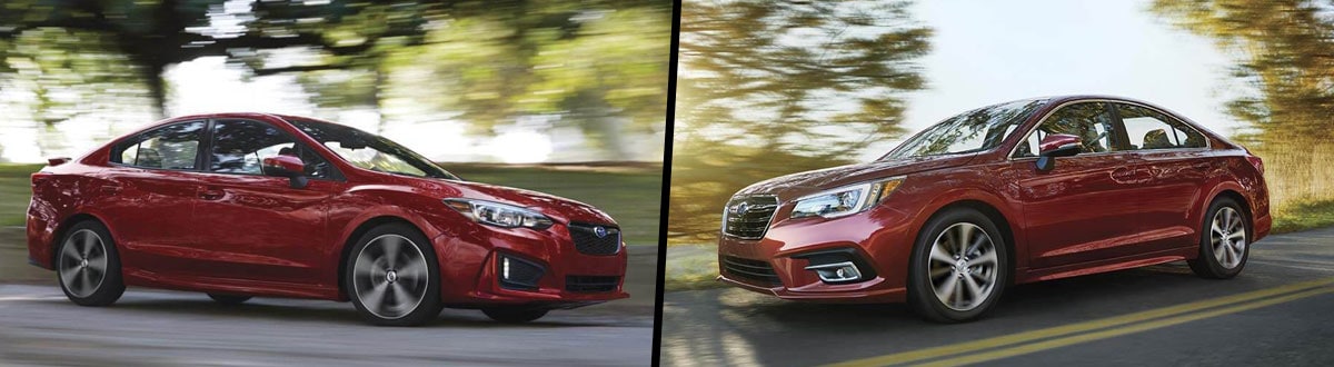2019 Subaru Impreza vs 2019 Subaru Legacy