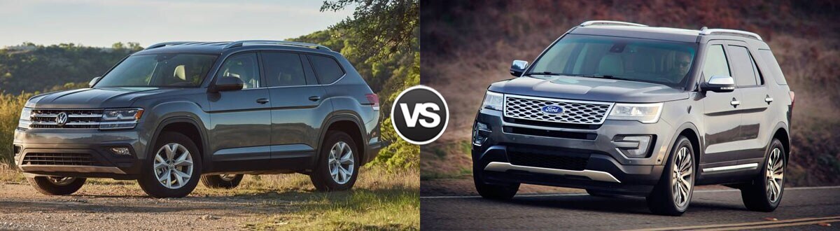 2019 Volkswagen Atlas vs 2019 Ford Explorer