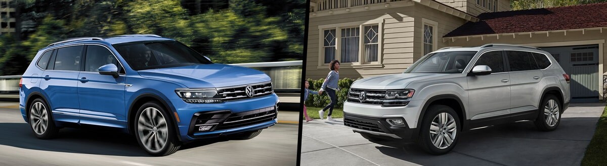 2020 Volkswagen Tiguan vs 2020 Volkswagen Atlas