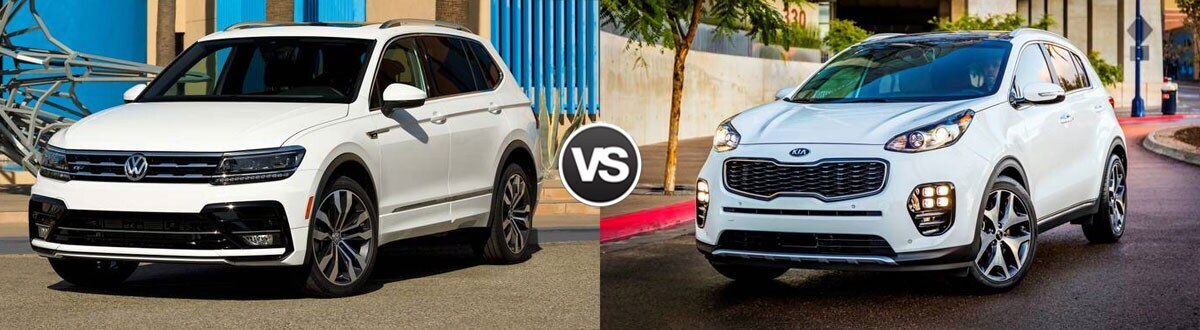 2019 Volkswagen Tiguan vs 2019 Kia Sportage