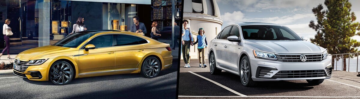 2019 Volkswagen Arteon vs 2019 Volkswagen Passat