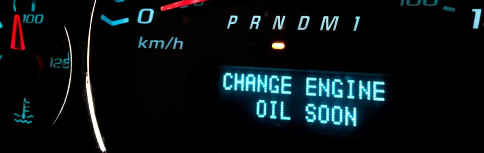Oil Change Warning Light