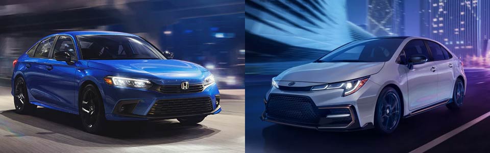 2022 Honda Civic vs. Toyota Corolla