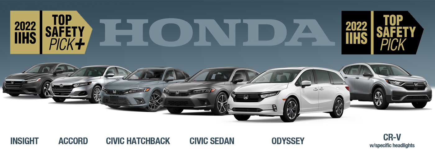 6 Honda Models Earn IIHS Top Safety Ratings