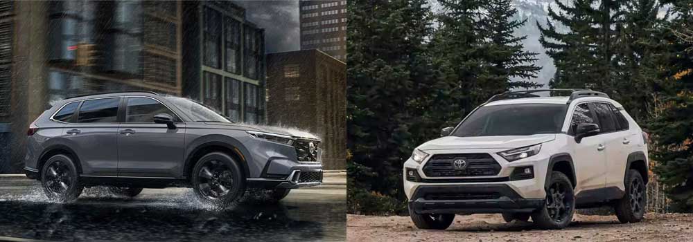 2023 honda cr-v vs toyota rav4 comparison