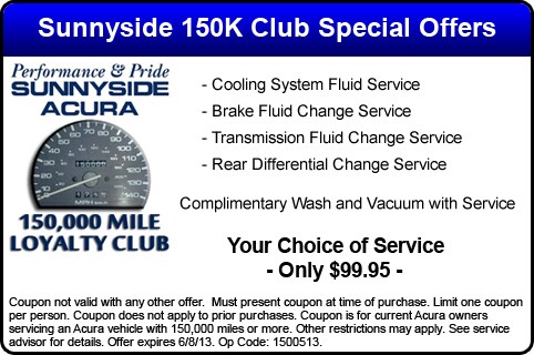 150K Club - Sunnyside Acura Nashua, NH