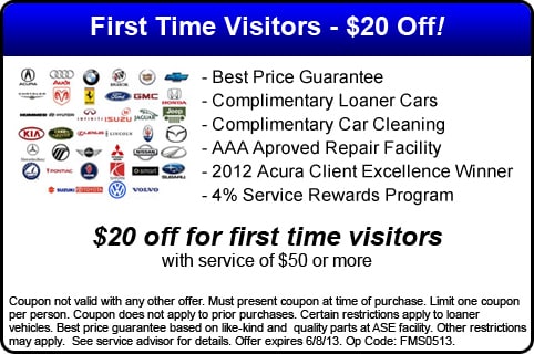 First Time Visitor - $20 Off - Sunnyside Acura Nashua, NH