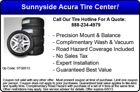 Tire Center Special - Sunnyside Acura Nashua, NH