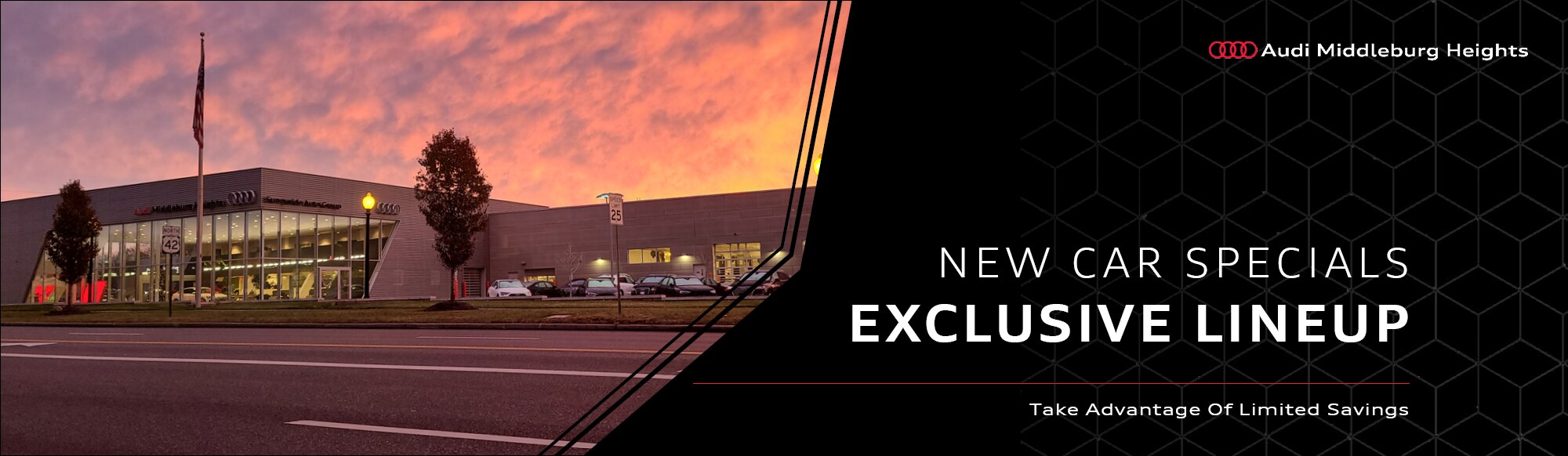 Audi Middleburg Heights Morning Sunrise Header Image