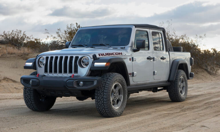2023 Jeep Gladiator Rubicon driving on a desert
