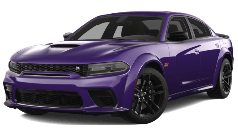 2023 Dodge Charger Scat Pack Widebody in Plum Crazy exterior