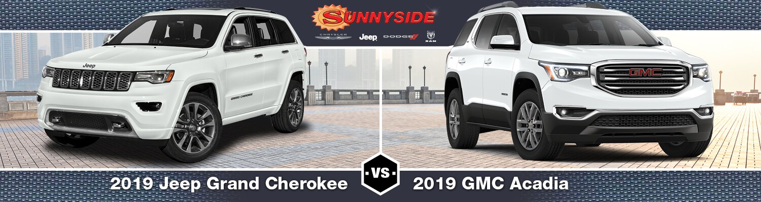 2019 Jeep Grand Cherokee vs. 2019 GMC Acadia