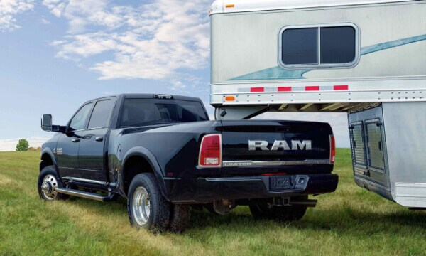 2018 RAM 3500 with trailer