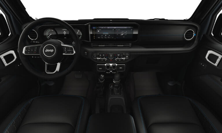 2025 Jeep Wrangler 4xe interior dashboard