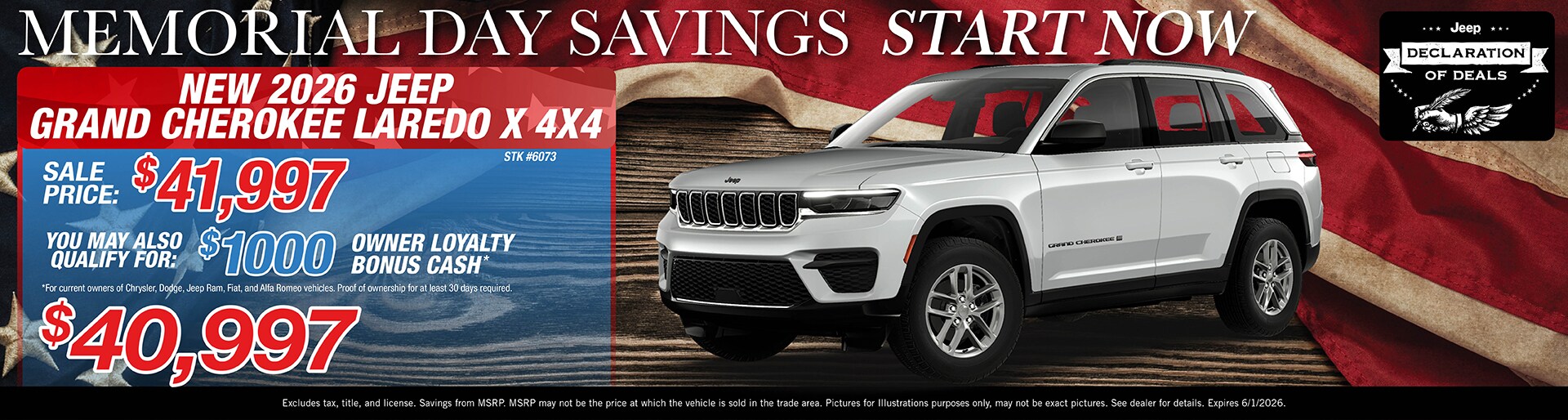 New 2026 Jeep Grand Cherokee Offer | Sunnyside CDJR