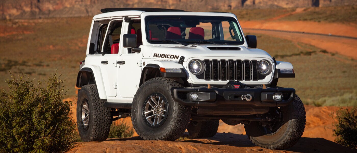 2025 Jeep Wrangler parked in the desert