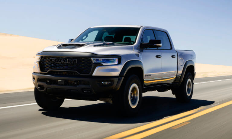 2025 Ram 1500 driving on a highway