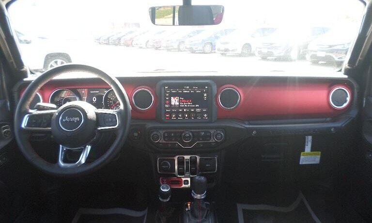 2020 Jeep Wrangler Interior infotainment view available at Sunnyside CDJR