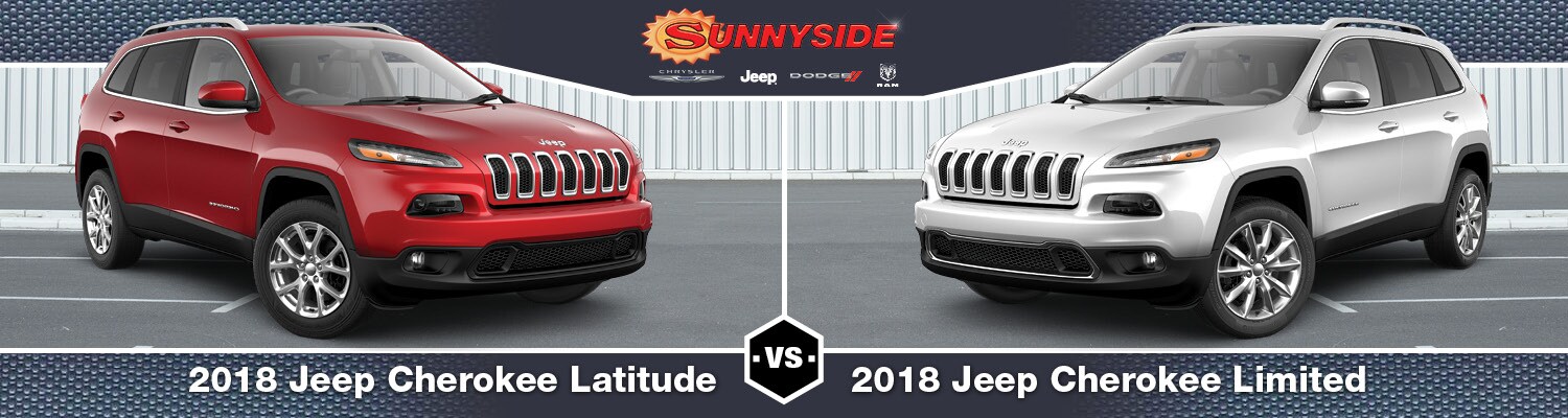 2018 jeep cherokee latitude vs limited