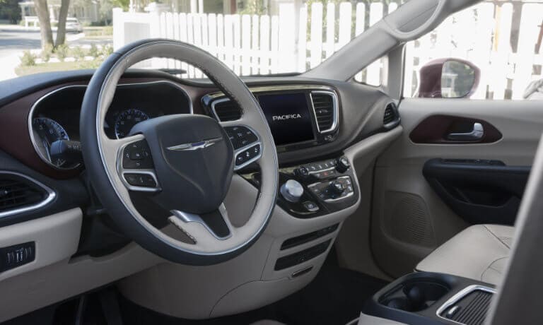 New Chrysler Pacifica interior driver side view