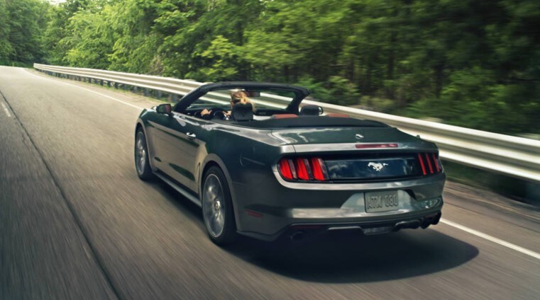 Ford Mustang Rear View Ford Mustang Rear View