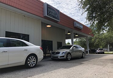 Sunset Cadillac of Venice Body Shop entrance