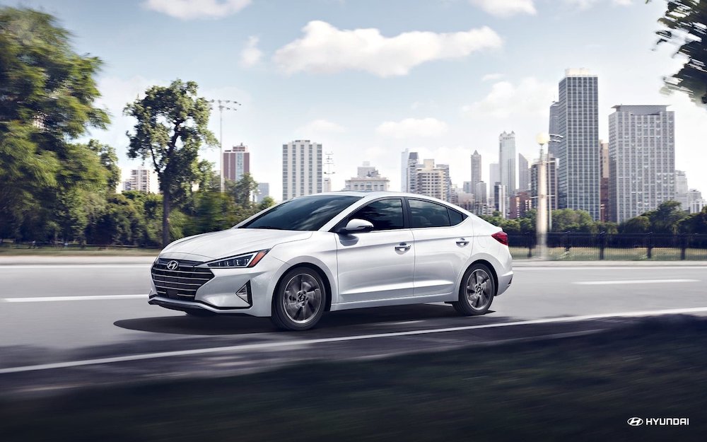 2019 Hyundai Elantra in city