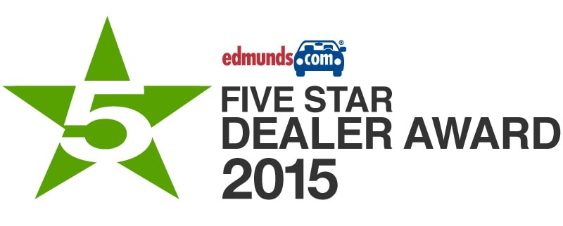 Edmunds 2015 Five Star Dealer Award