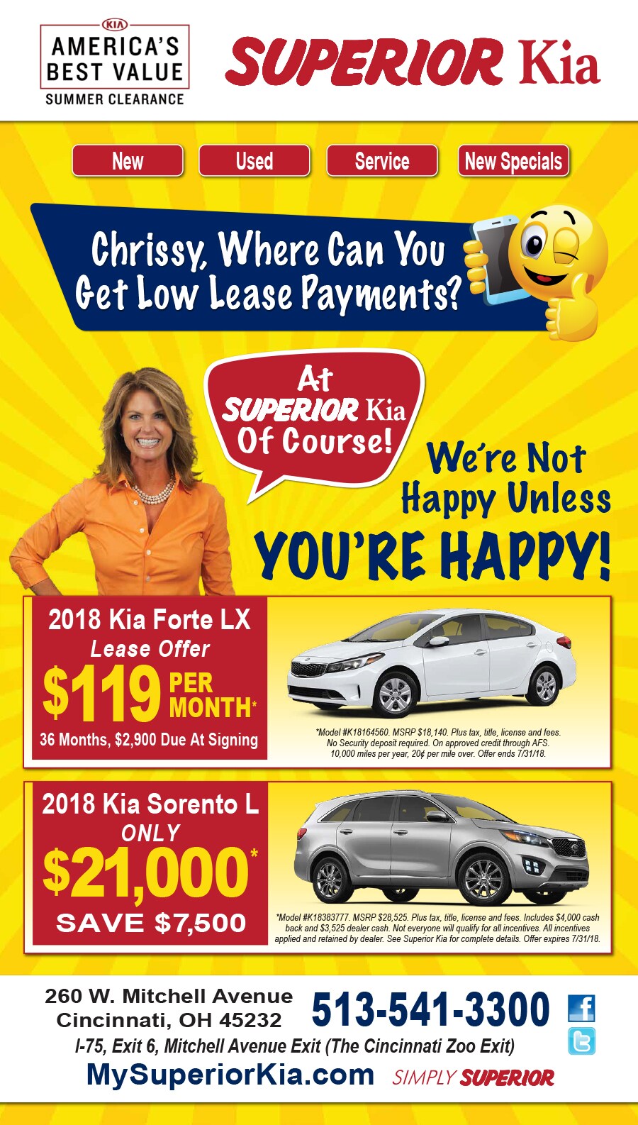 Superior Kia Current Ad July 2018