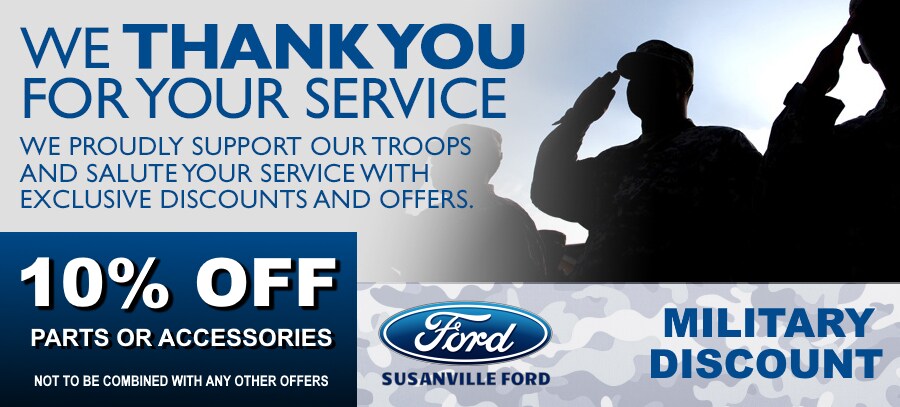 Susanville Ford -Military Discount