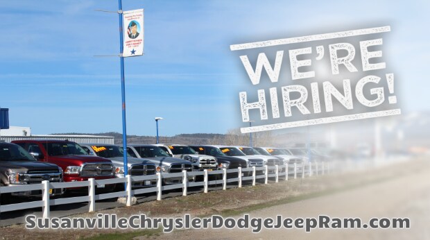 Susanville Chrysler Dodge Jeep Ram - Wer'e Hiring!